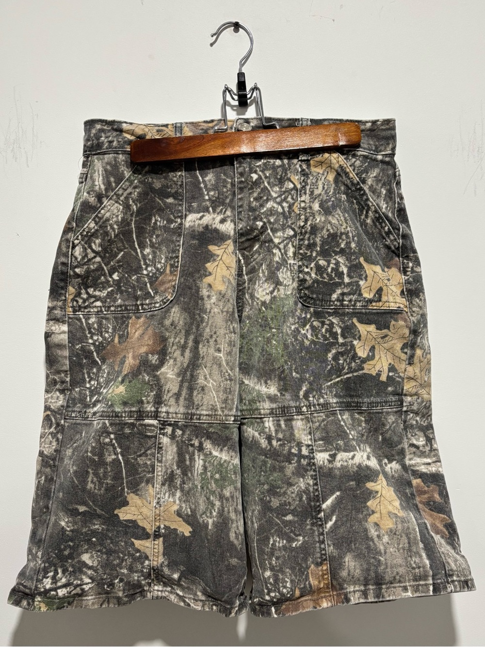 Camo denim shorts 9/29